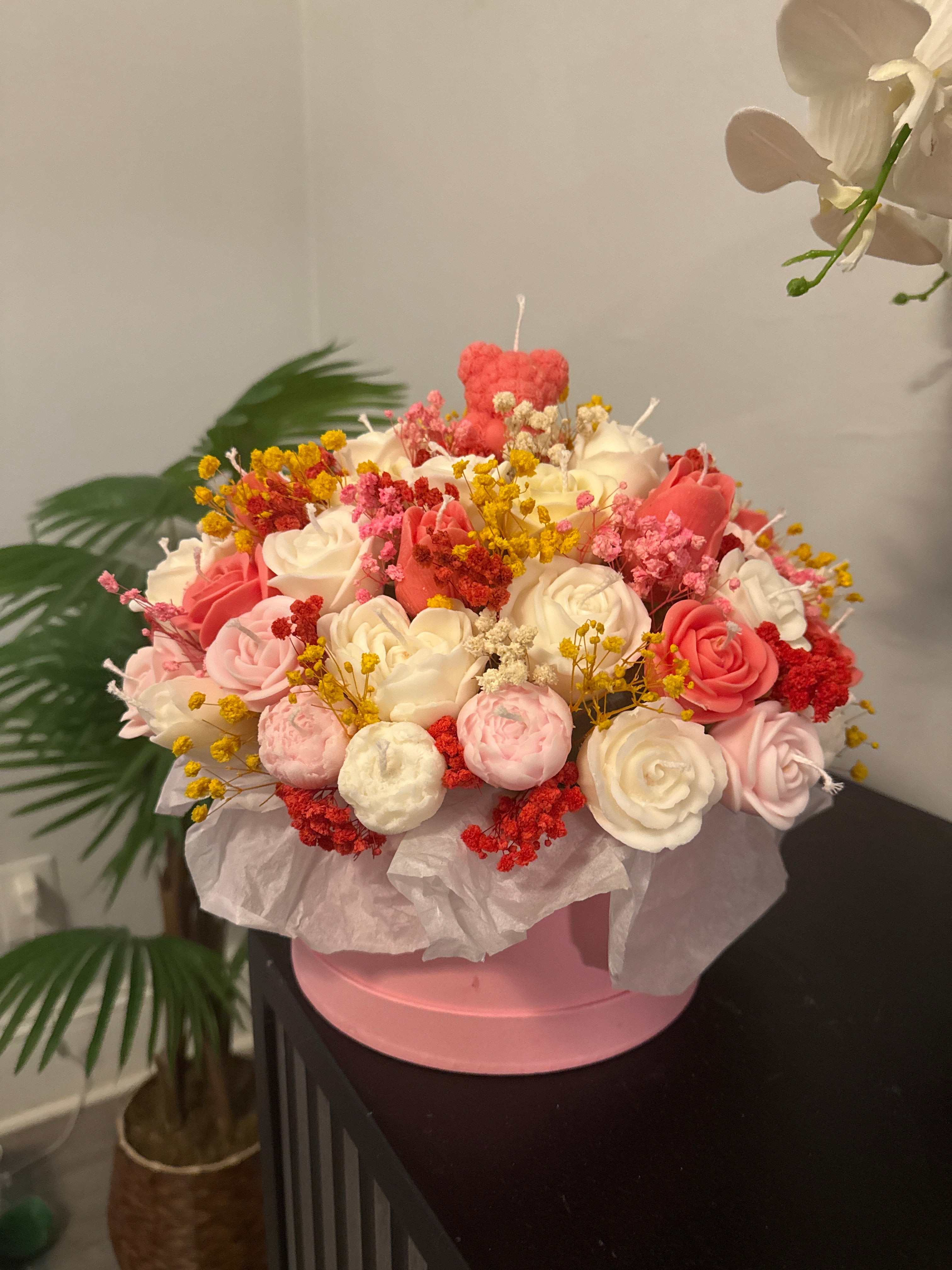 Luxury Rose Candle Bouquet