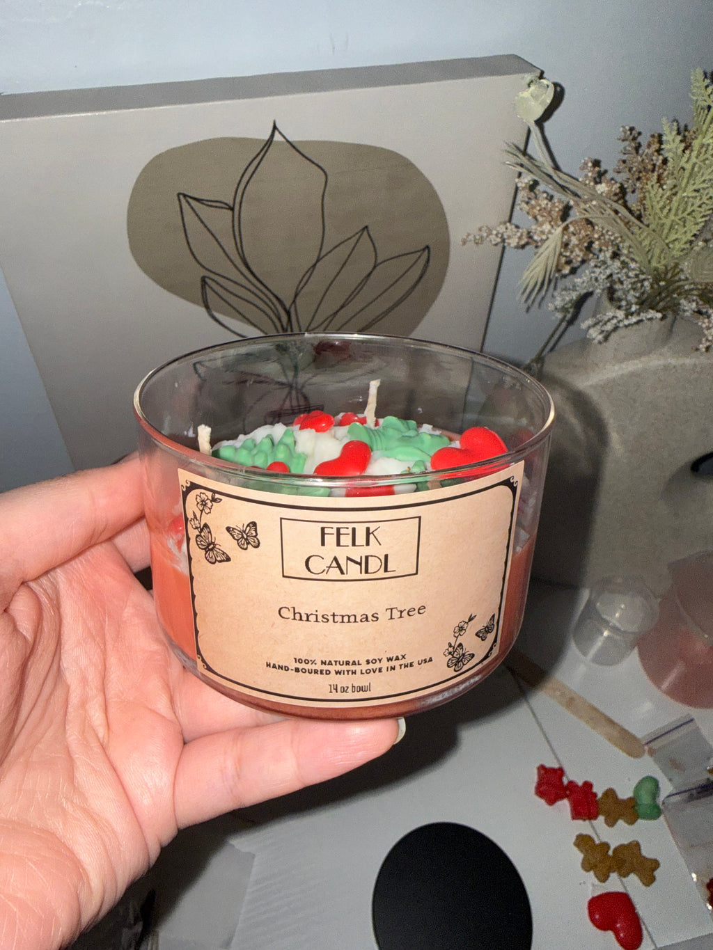 Christmas Tree Candle