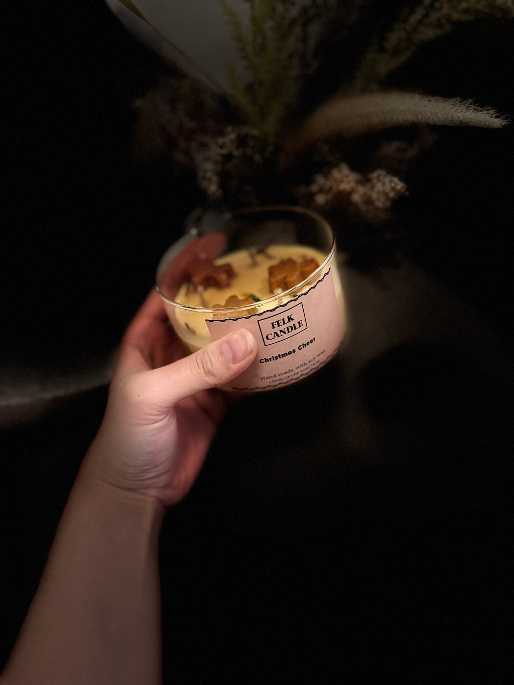 Christmas Cheer – Gingerbread Soy Candle (14 oz)