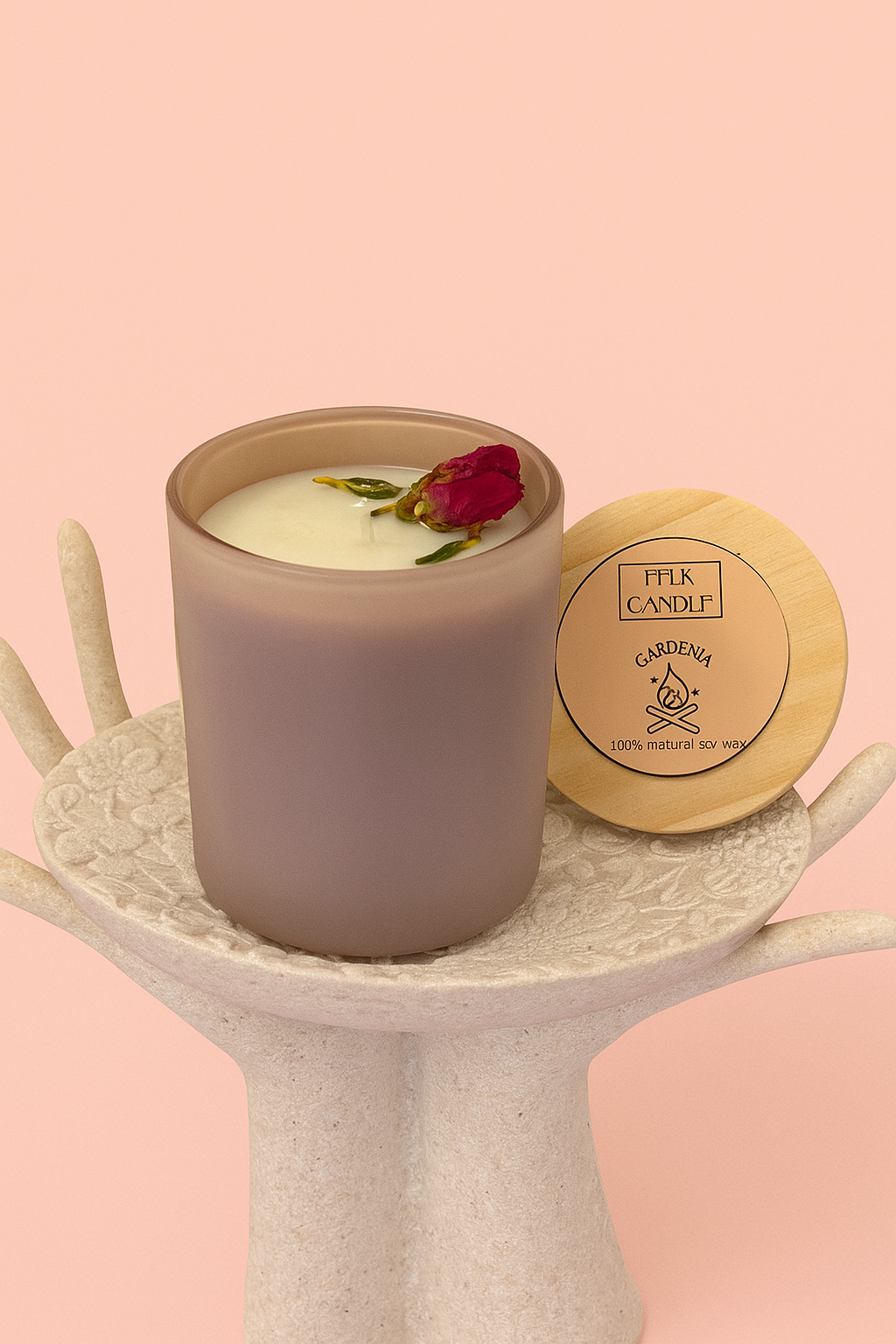 Gardenia Soy Candle – Hand Poured | 10 oz