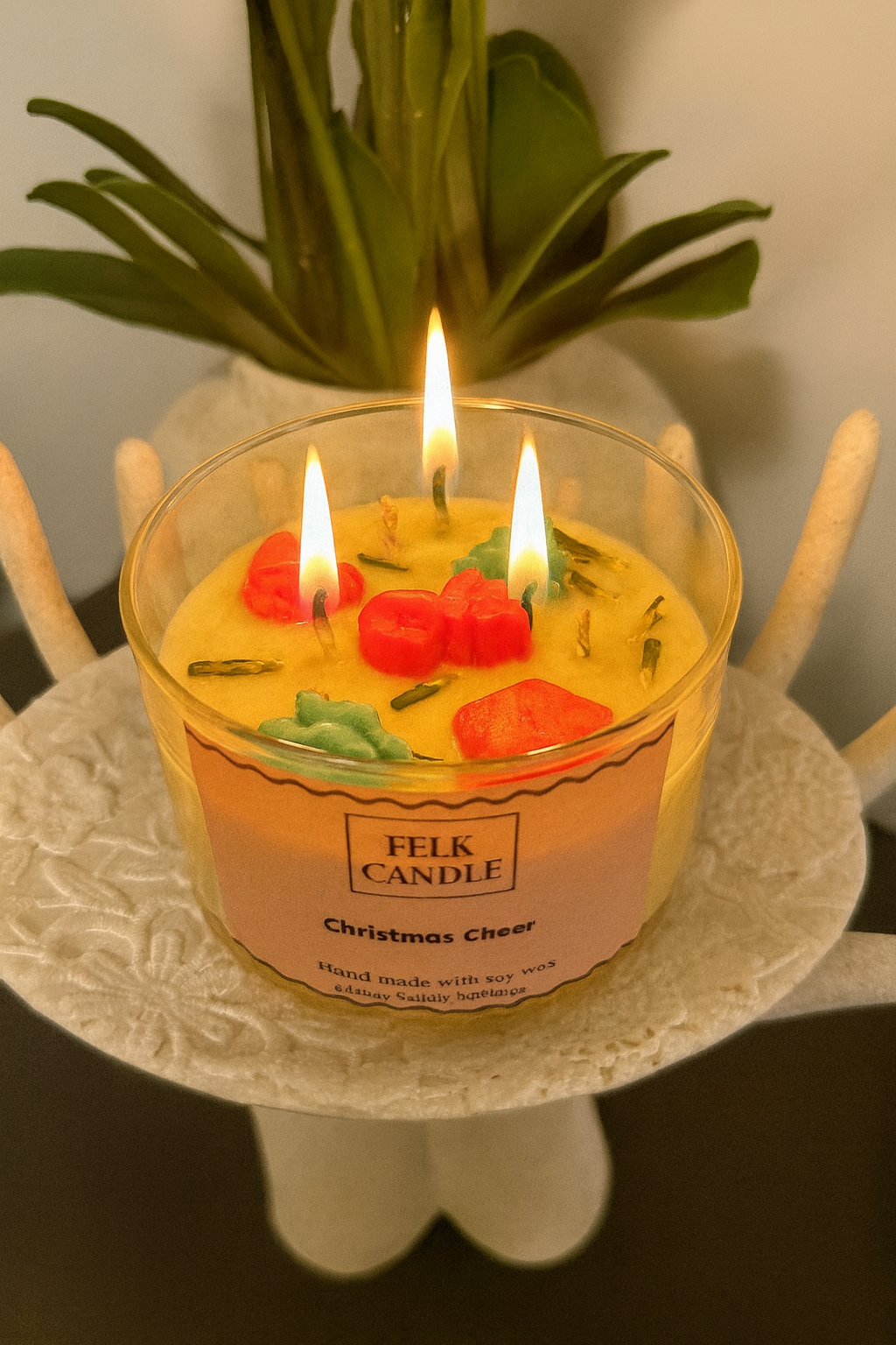 Christmas Cheer – Gingerbread Soy Candle (14 oz)
