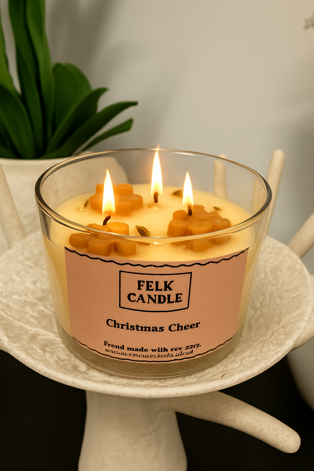 Christmas Cheer – Gingerbread Soy Candle (14 oz)