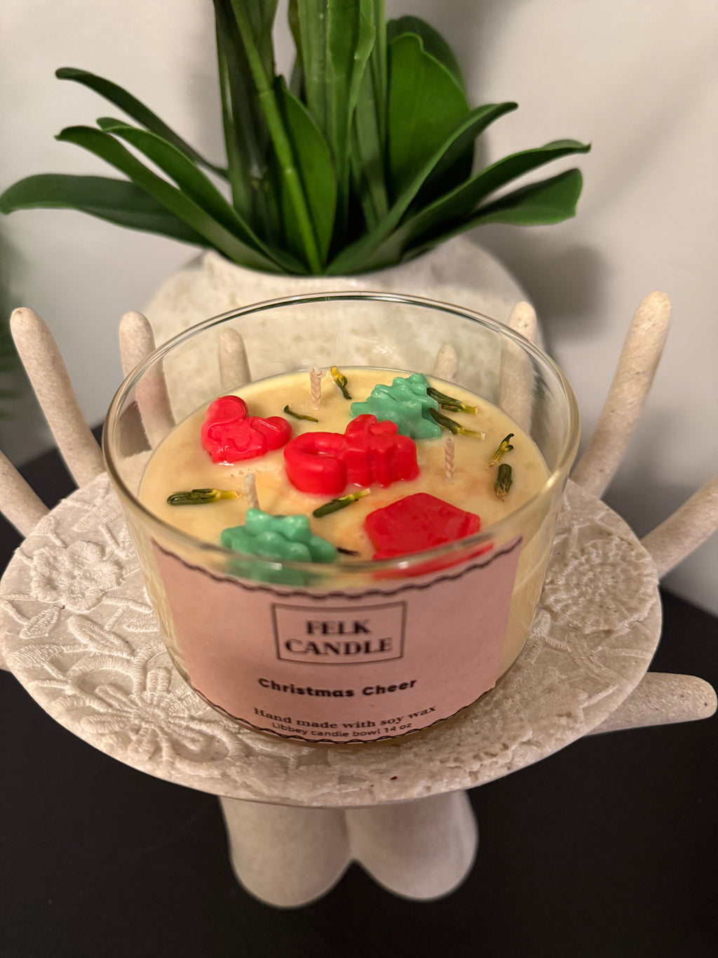 Christmas Cheer – Gingerbread Soy Candle (14 oz)