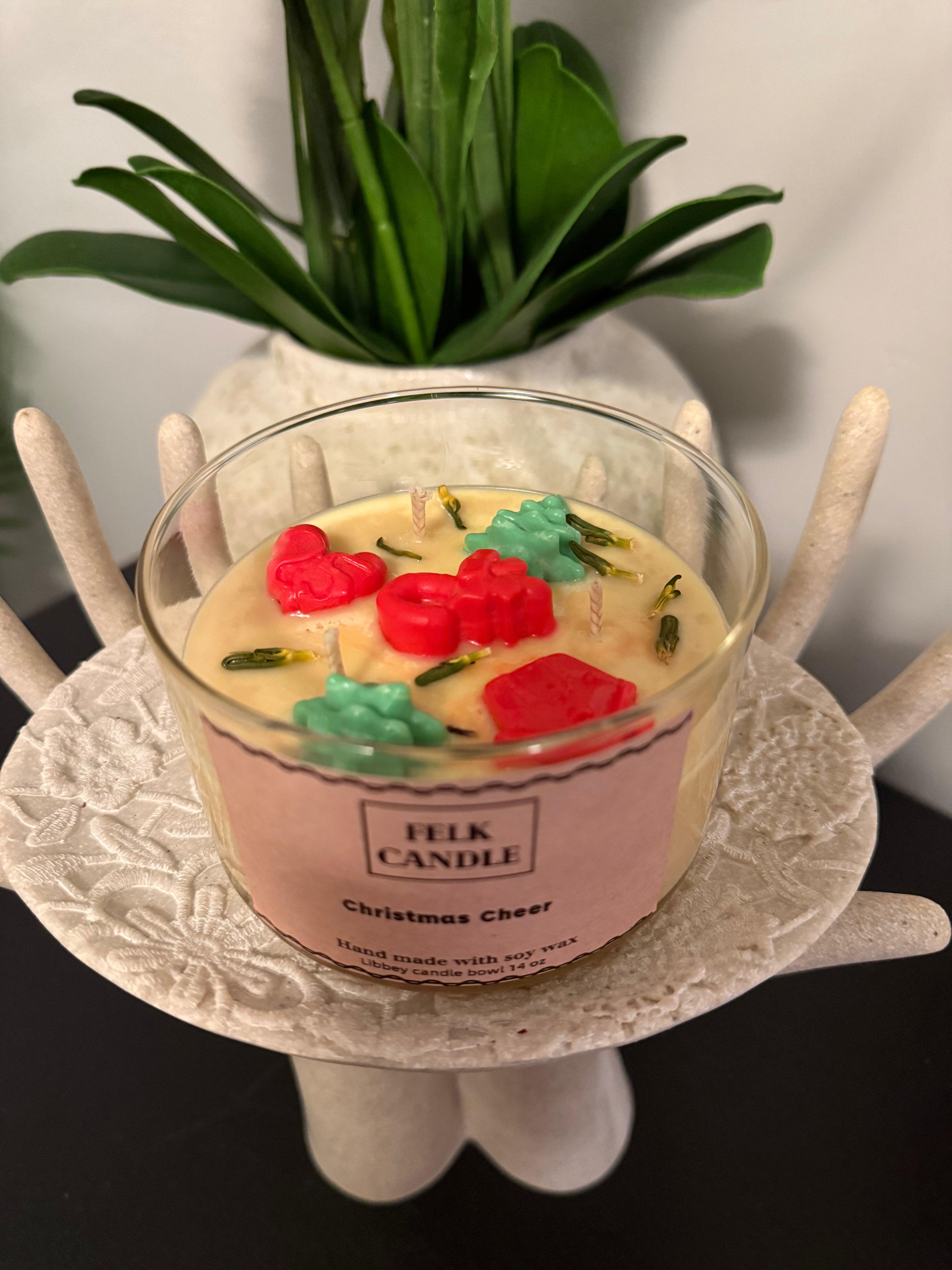 Christmas Cheer – Gingerbread Soy Candle (14 oz)